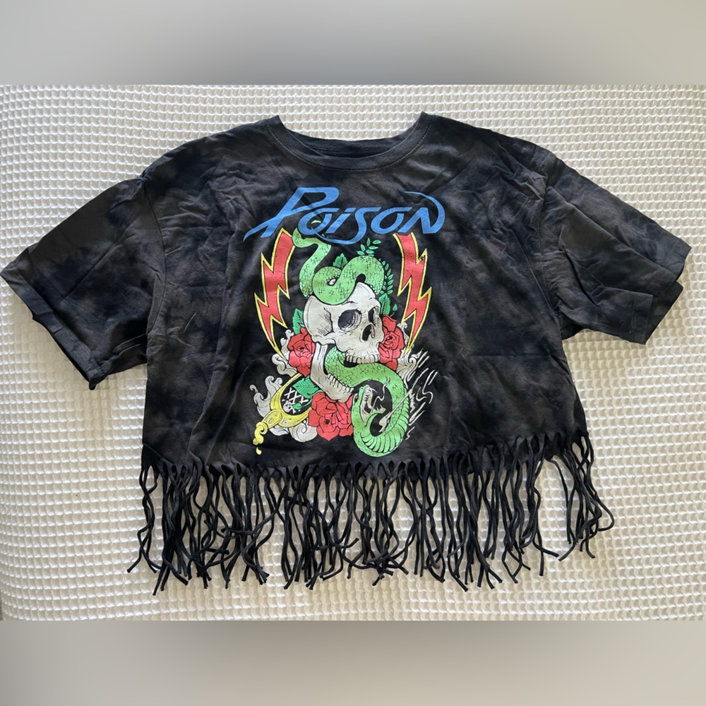 Poison Cropped Tassel Band Tee - small
